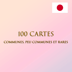 Lot - 100 cartes Co/Unco/Rare (JAP)