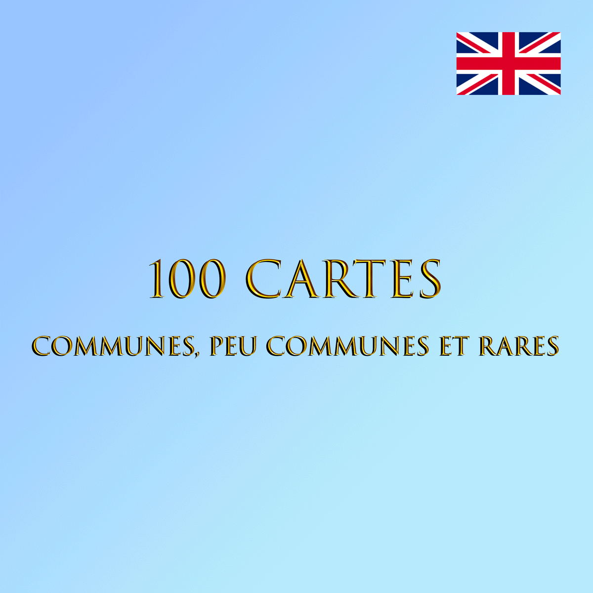 Lot - 100 cartes Co/Unco/Rare (ENG)