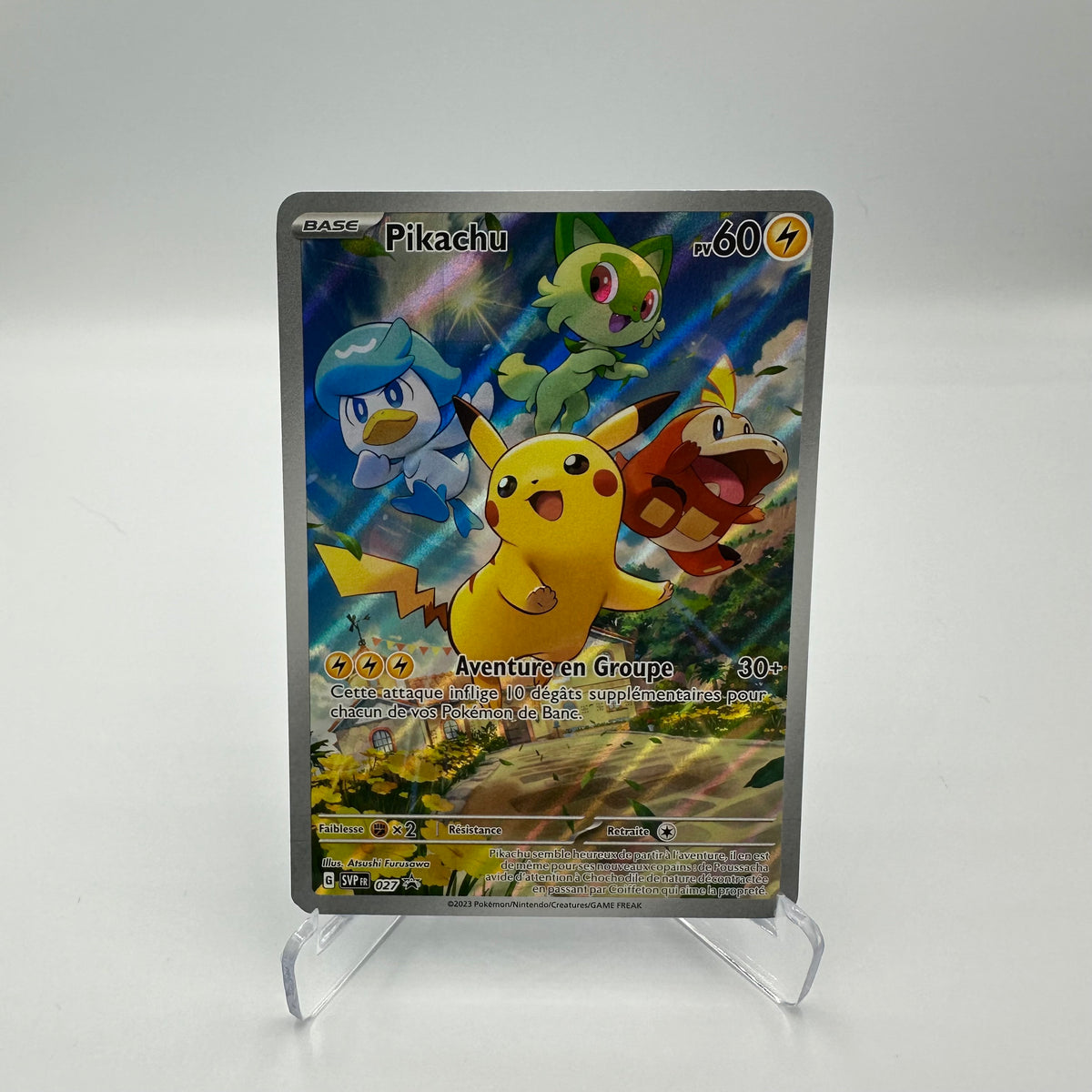 Évolution à Paldea - Pikachu SVP027 Promo